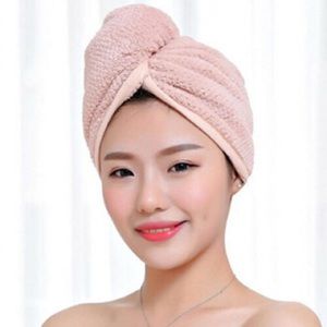 Pink hair towel wrap! New in package